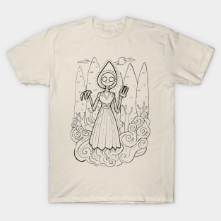 Cartoon Flatwoods Monster T-Shirt